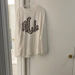 Women's Cream Graphic Sweater